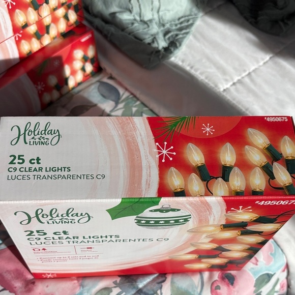 Holiday Living C9 Clear String Lights - 25 Count - Picture 5 of 5